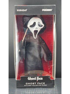 Kidrobot Ghost Face Stylized Collector Plush Vinyl Posable